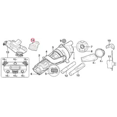 Щітка кутова для насадки Kokido для пилососа Voltera EV56