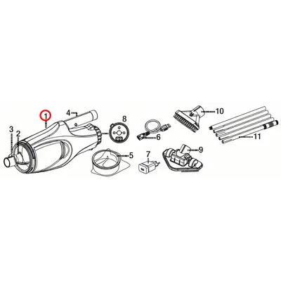 Блок мотора з акумулятором Kokido для пилососа Telsa 05 EV05ASM01