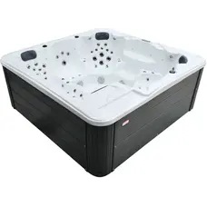 СПА-басейн Aquajoy Borneo (230х230х96 см), Сріблясто-білий мармур