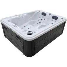 СПА-басейн Aquajoy Bali (210х160х77 см), Сріблясто-білий мармур