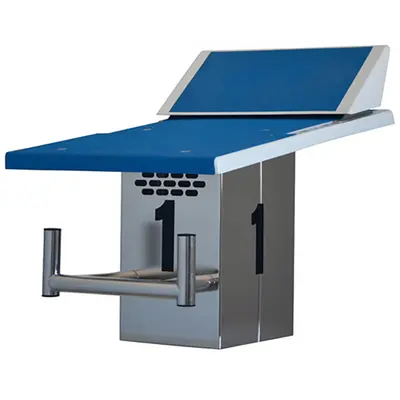 Стартова тумба Golfinho Olympic E5204, AISI 316, п'ятипозиційна, 400 мм