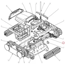 Комплект бічних ущільнень для корпусу робота-пилососа Wybotics WY350 (B.WY3051.09.002)
