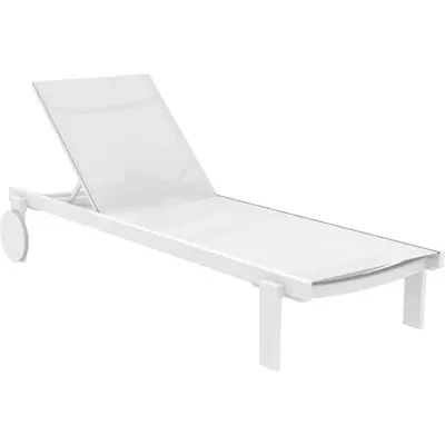 Шезлонг Aquajoy Casablanca, білий