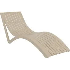 Шезлонг Aquajoy Slim, сіро-коричневий