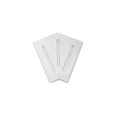 Кутовий елемент Aquaviva KK-20-2 Classic для переливної решітки 45° 195/25 мм (білий)