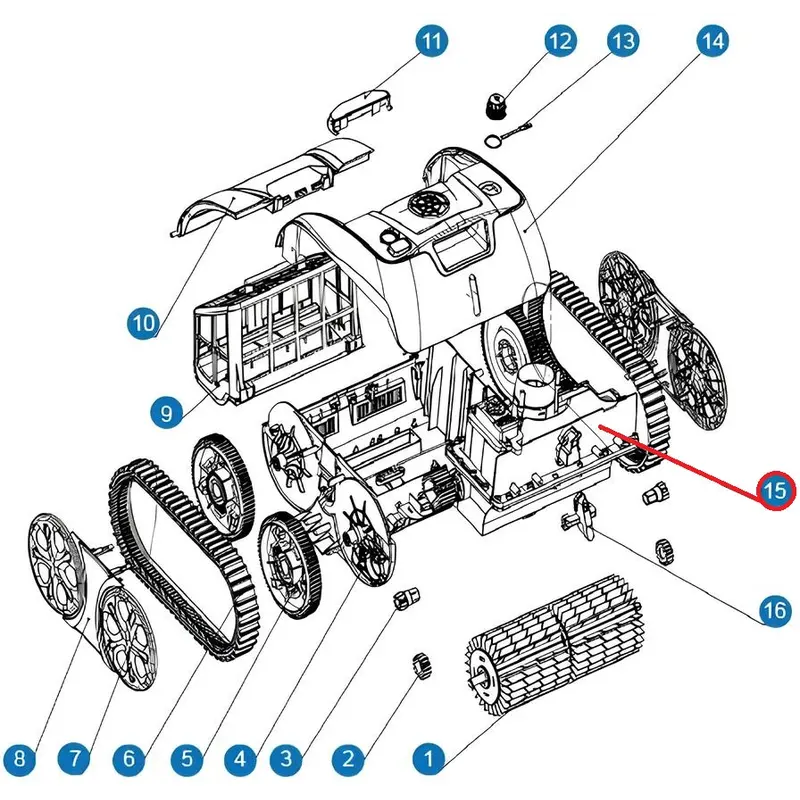 Електродвигун насоса для Cyclone C1 Pro (D.2.07.047)