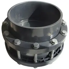 Зворотний клапан ПВХ Era міжфланцевий, з фланцями d110 мм