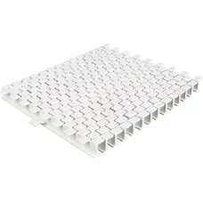 Переливна решітка Aquaviva KP HKE12 Square с центральним з'єднанням 245x25 мм (біла)