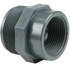 Перехідник різьбовий ПВХ Effast RERRIE040D, d1-1/4"x1"
