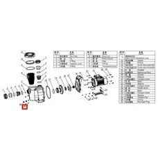 Ущільнювальне кільце дренажної заглушки для Aquaviva SWPA/SWPB