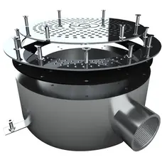 Донний злив під лайнер Aquaviva 2'', AISI 304 (200 мм)