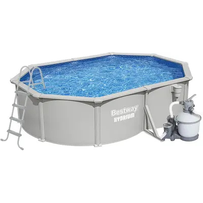 Збірний басейн Bestway Hydrium 56586 (500x360x122) з пісочним фільтром