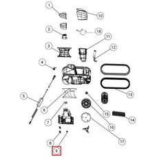 Магнітна кришка з етикеткою для робота-пилососа Fairland X30-X80 (2020010100052)