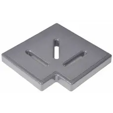 Кутовий елемент Aquaviva KP HKE23-G для переливної решітки 90° 145х25 мм