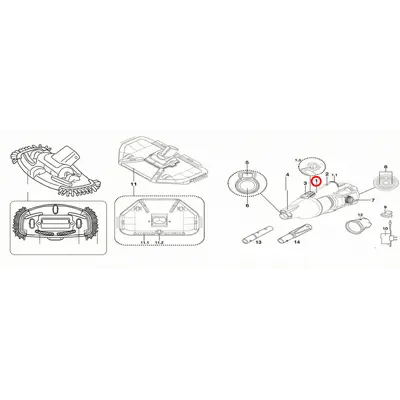 Блок мотора з акумулятором Kokido для пилососа Telsa EV33 EV033CBXNEXXTEL