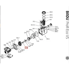 Сальник для насосів Speck BADU Prime 1520 (292.0343.310)