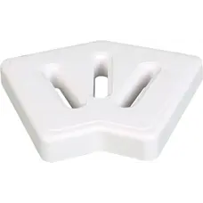 Кутовий елемент Aquaviva KP HKE22 для переливної решітки 45° 145х25 мм