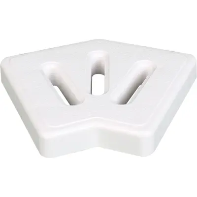 Кутовий елемент Aquaviva KP HKE22 для переливної решітки 45° 145х25 мм