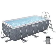 Каркасний басейн Bestway 56722 (412х201х122 см) з картриджним фільтром та драбиною
