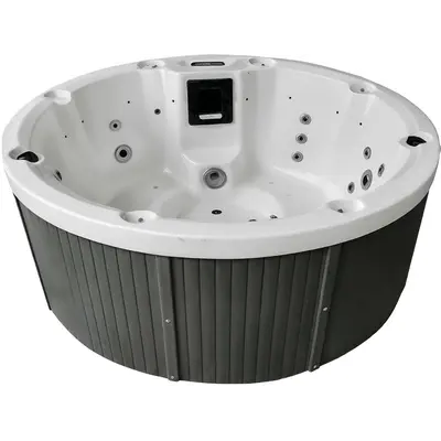 СПА-басейн Aquajoy Lagoon (195х82 см), Сріблясто-білий мармур