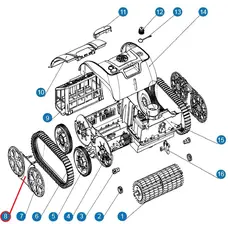 Бічна кришка до пилососа Cyclone C1 Pro (S.WY3312Pro.06.005)