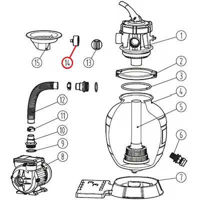 Манометр Aquaviva Lagoon, (211000022)