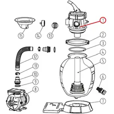 Клапан фільтра Aquaviva Lagoon, (297050931)