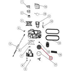 Комплект провідного колеса для робота-пилососа Fairland X30-X80