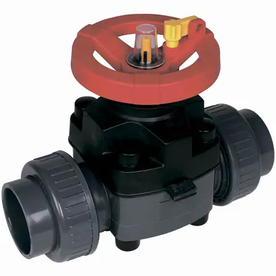 Мембранний вентиль Praher T4 з муфтовим закінченням, d32 мм