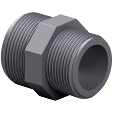 Ніпель ПВХ Effast RERNRE040D перехідний із зовнішньою різьбою, d1-1/4"х1"