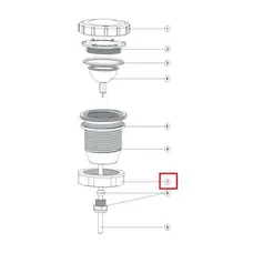 Гайка затискна Aquaviva для UL/Led-P50
