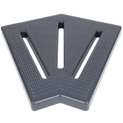 Кутовий елемент Aquaviva KKG-30-2 Classic для переливної решітки, 45°, 295х25 мм (сірий)