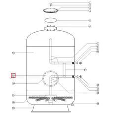Кришка люка фільтра Aquaviva high bed (DAKH)