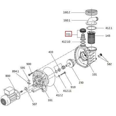 З'єднувальна муфта насоса Speck BADU PICCO II (292.1672.106)