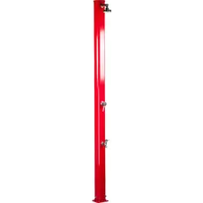 Душ сонячний Aquaviva Jolly S алюмінієвий з мийкою для ніг, червоний A620/3027, 22 л