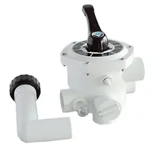 Кран шестиходовий Emaux MPV03 (88280811W), (1.5", бічне підключення)