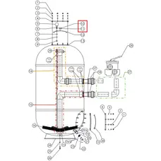 Пробка для випуску повітря з ущільнювальним кільцем 1/4" для фільтрів CAPRI-HP