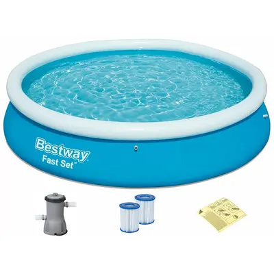 Надувний круглий басейн Bestway 57274 (366х76 см) з картриджним фільтром