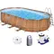 Каркасний басейн Bestway 56719 (610х366х122 см) з гідромасажем, картриджним фільтром та драбиною