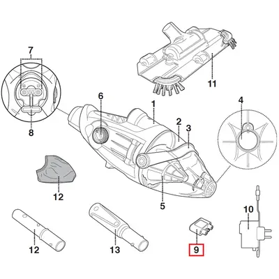 Зарядний пристрій Kokido для пилососа Voltera 25 (EV25-08)
