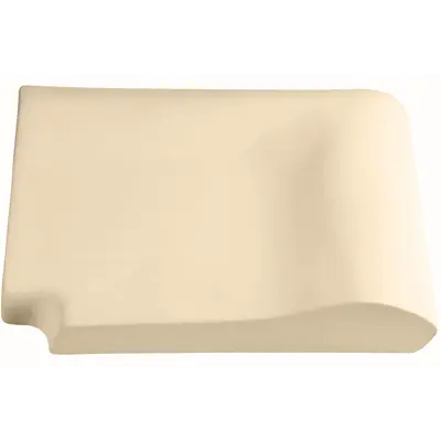 Кутовий копінговий камінь Aquazone зовнішній, 250x300x50-25 мм (бежевий)