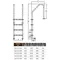 Сходи для басейну Emaux Standard SLF415-SR (4 сходинки), AISI-304