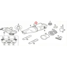 Блок мотора з акумулятором Kokido для пилососа Voltera 35