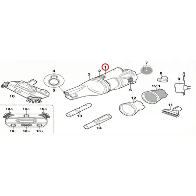 Блок мотора з акумулятором Kokido для пилососа Voltera 35