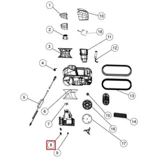 Основна кришка зливу для робота-пилососа Fairland X30-X80 (1223011000003)