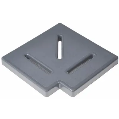 Кутовий елемент Aquaviva KP HKE25-G для переливної решітки 90° 195х25 мм