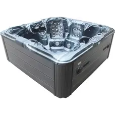 СПА-басейн Aquajoy Maldives (230х230х95 см), темний опал, з динаміками та LED-підсвічуванням