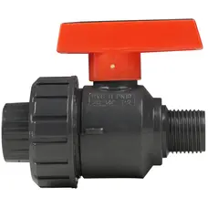 Кран кульовий Era 20 мм, 1/2" КВ-РН, із зовнішньою різьбой