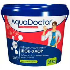 Шок-хлор для басейну AquaDoctor C-60T 0.9 кг в таблетках