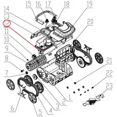 Плата керування до пилососа Wybotics WY200 (D.2.02.038)